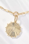 By Anthropologie Monogram Circle Pendant Necklace