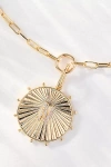By Anthropologie Monogram Circle Pendant Necklace