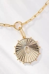 By Anthropologie Monogram Circle Pendant Necklace