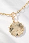 By Anthropologie Monogram Circle Pendant Necklace