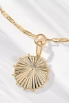 By Anthropologie Monogram Circle Pendant Necklace