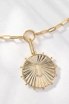By Anthropologie Monogram Circle Pendant Necklace