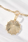 By Anthropologie Monogram Circle Pendant Necklace