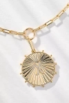By Anthropologie Monogram Circle Pendant Necklace