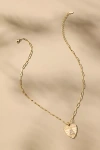 By Anthropologie Monogram Heart Charm Necklace In Alphabet