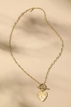 By Anthropologie Monogram Heart Toggle Necklace In Alphabet
