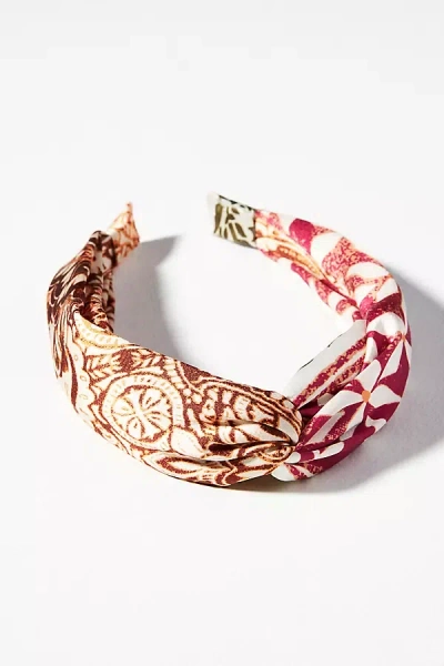 By Anthropologie Mosaic Twist Headband In Multi