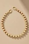 By Anthropologie Multi-bead Interlink Necklace In Red