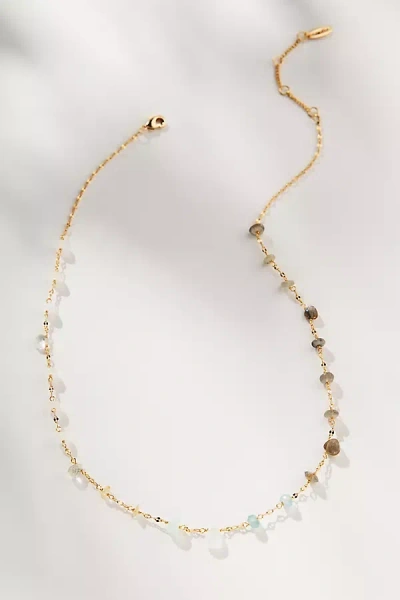 By Anthropologie Multi Beaded Short Necklace