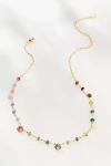By Anthropologie Multi Beaded Short Necklace