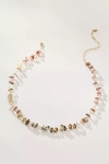 By Anthropologie Multi-color Beaded Necklace In Brown