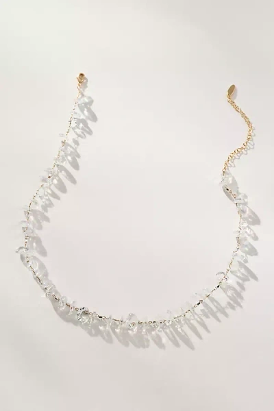 By Anthropologie Multi-color Beaded Necklace In Transparent