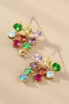 By Anthropologie Multi Crystal Drop Earrings