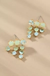 By Anthropologie Multi Crystal Drop Earrings In Blue