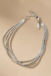By Anthropologie Multi Layer Bracelet In Silver