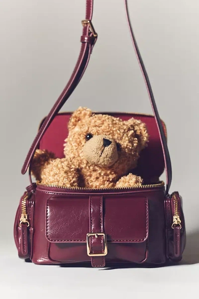 By Anthropologie Multi Pocket Cargo Crossbody Bag In Brown