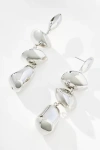 By Anthropologie Multi Shaped Drop Earrings In Silver