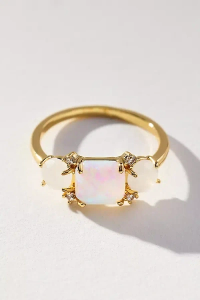 By Anthropologie Multi Stone Ring