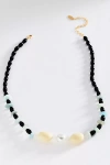 By Anthropologie Multi-beaded Necklace In Black