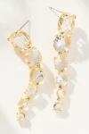 By Anthropologie Multicolor Crystal Drop Earrings In Transparent