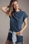 By Anthropologie Muscle Tee In Blue