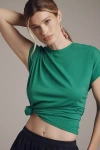 By Anthropologie Muscle Tee In Green