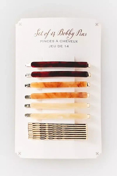 By Anthropologie Naturals Collection Bobbie Pin Set In Multi