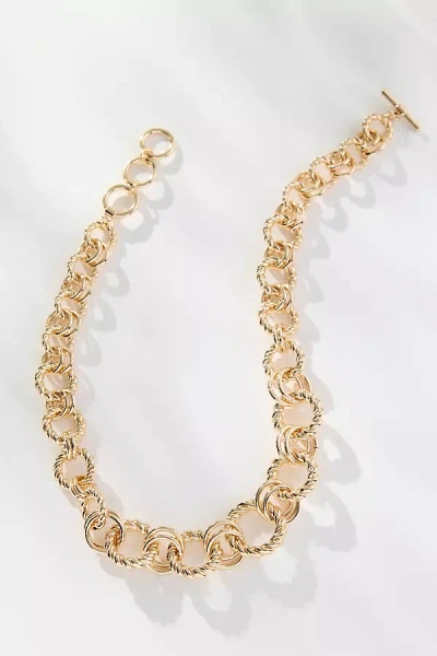 By Anthropologie Nautical Chain Link Necklace