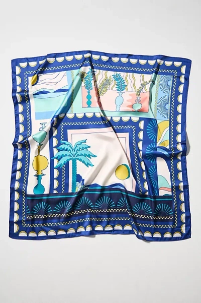 By Anthropologie Nautical Hair Scarves, Set Of 2 In Blue