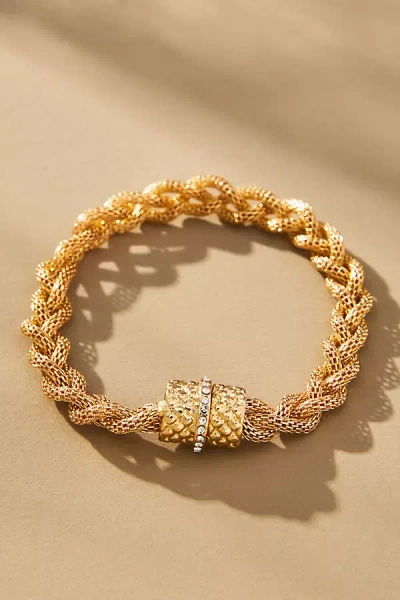 By Anthropologie Nautical Knotted Magnetic Bracelet In Gold