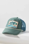 By Anthropologie Nautical Rope Trucker Hat In Green