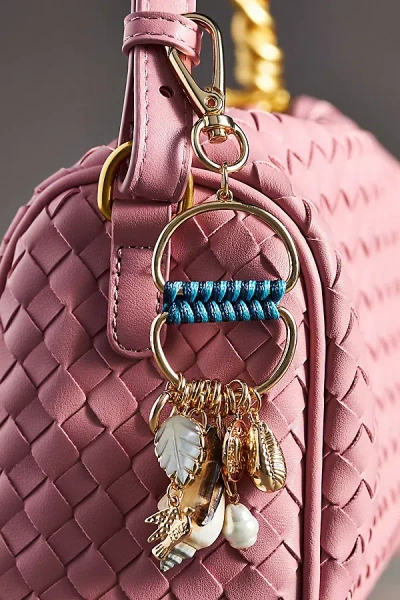 By Anthropologie Nautical Shell Bag Charm In Gold