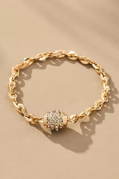 By Anthropologie Nautical Skinny Link Bracelet In Gold