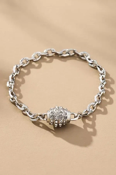 By Anthropologie Nautical Skinny Link Bracelet In Silver