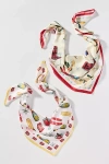 By Anthropologie Nikki Ackerman X Anthropologie Hair Scarves, Set Of 2 In Multi