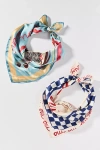 By Anthropologie Nikki Ackerman X Anthropologie Hair Scarves, Set Of 2 In Multi