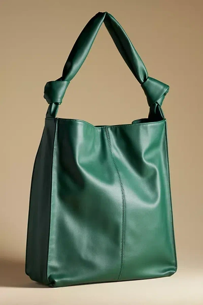 By Anthropologie North South Knotted Tote In Green