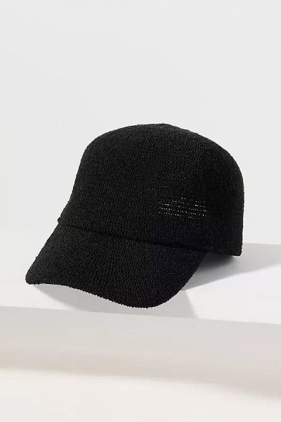 By Anthropologie Nubby Baseball Cap In Black