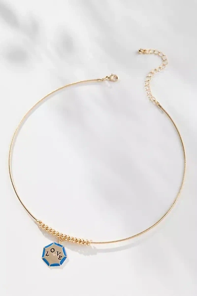 By Anthropologie Octagon Charm Collar Necklace