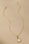 By Anthropologie Octagon Coin Pendant Necklace