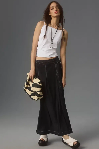 By Anthropologie Open-back Apron Tank Top In White