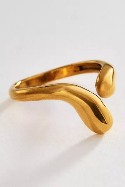 By Anthropologie Open Molten Ring In Gold