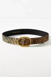 By Anthropologie Oval Buckle Belt In Multicolor