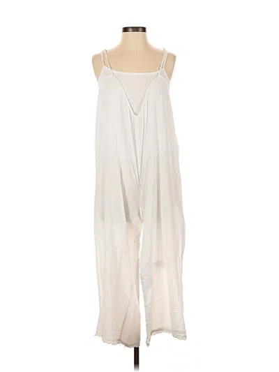 Pre-owned By Anthropologie Overalls In White