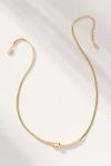 By Anthropologie Overlap Tube Necklace In Gold