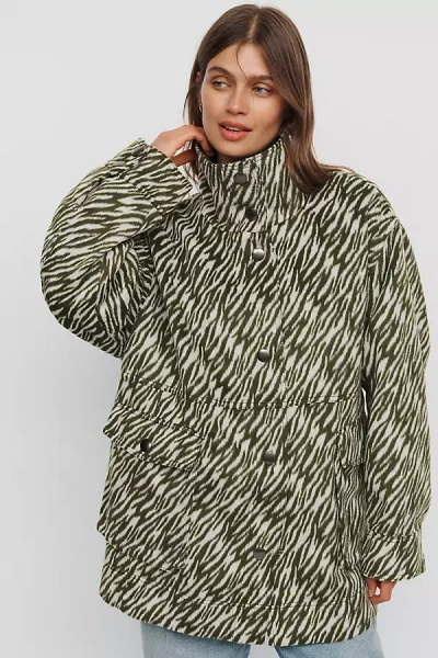 By Anthropologie Oversized Jacket In Multi