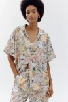 By Anthropologie Oversized Surf Shirt In White