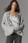 By Anthropologie Paillette Cardigan Sweater