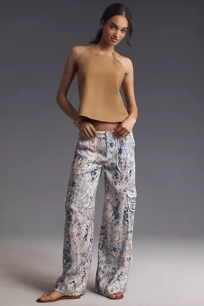 By Anthropologie Palazzo Utility Pants In Multicolor