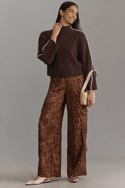 By Anthropologie Palazzo Utility Pants In Multicolor